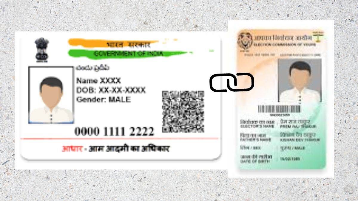 How To Link Voter Id With Aadhaaruid Number 50 Of Registered Voters Link Voter Id With Aadhaar 6467